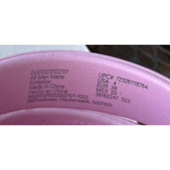 Rugged Shark Brand Pink Tie Dye Pattern Clog Shoes Adult Unisex Size 4/6 (READ) - Picture 15 of 16